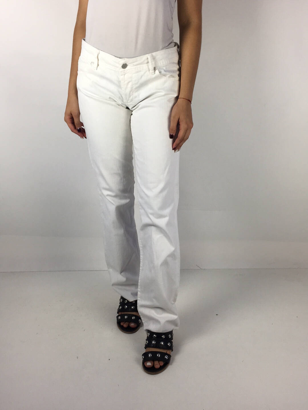 Ripley - PANTALÓN ESPRIT 40 BLANCO RAYAS