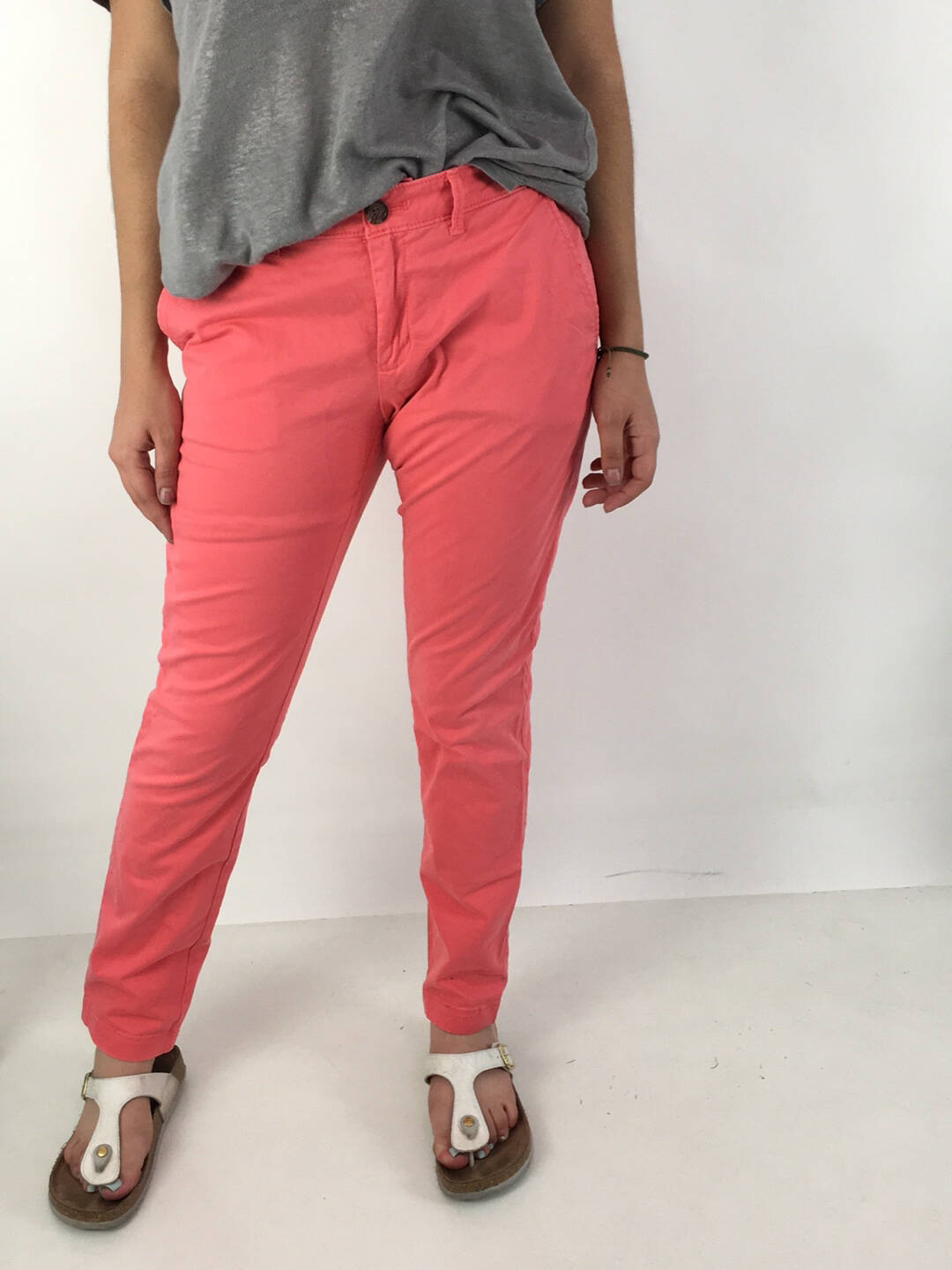 Ripley - PANTALÓN BANANA REPUBLIC 4 FUCSIA