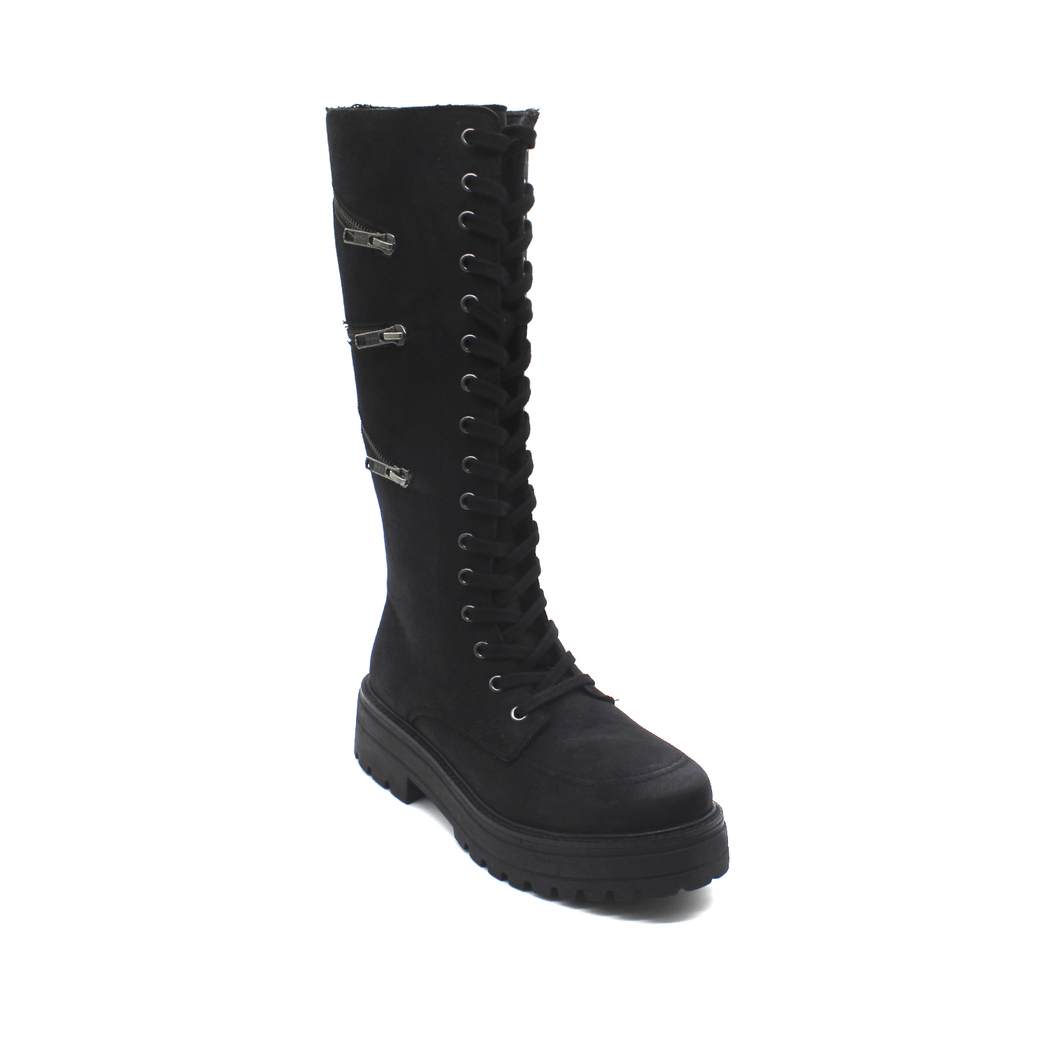 Ripley - BOTA CUERO NEGRA 18551
