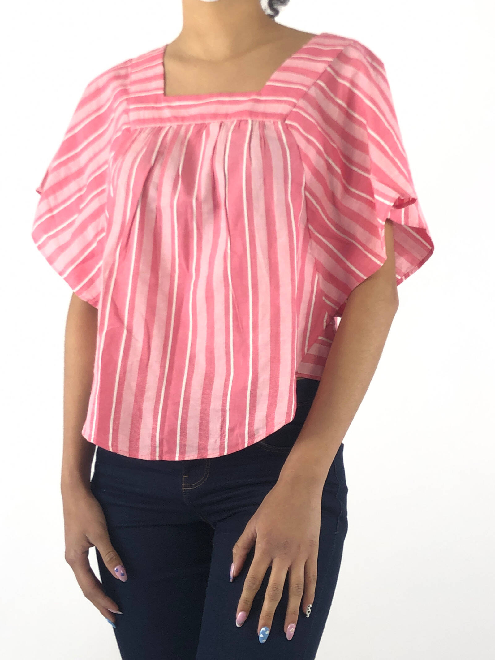 Ripley - BLUSA TOMMY HILFIGER XS ROSADO RAYAS