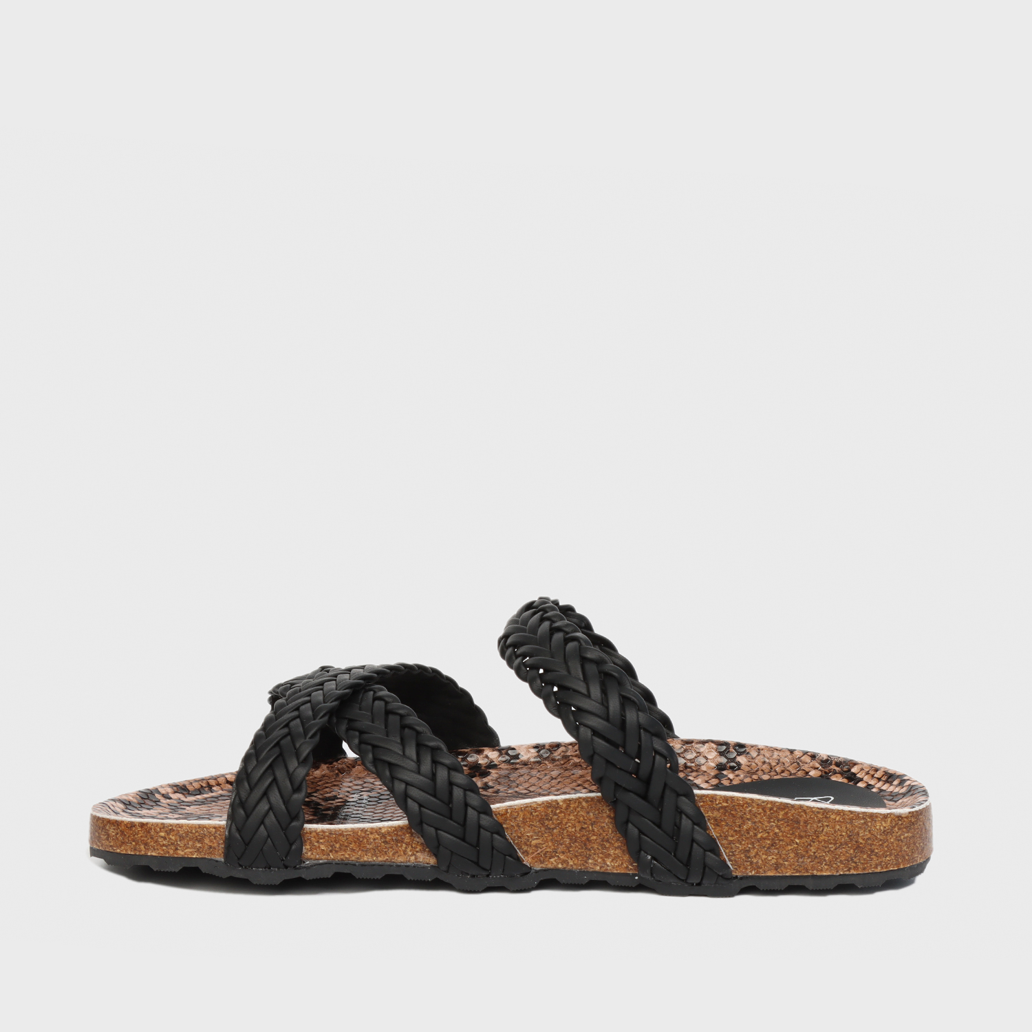 Ripley - SANDALIA PLANA NEGRA 23280