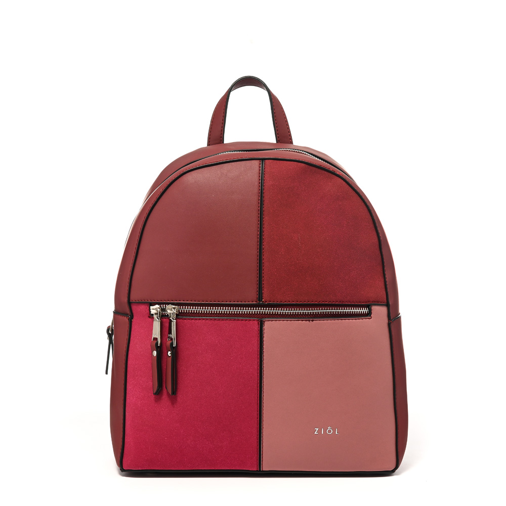 Ripley - MOCHILA ZIOL MEDIANA IRENEA ROJO