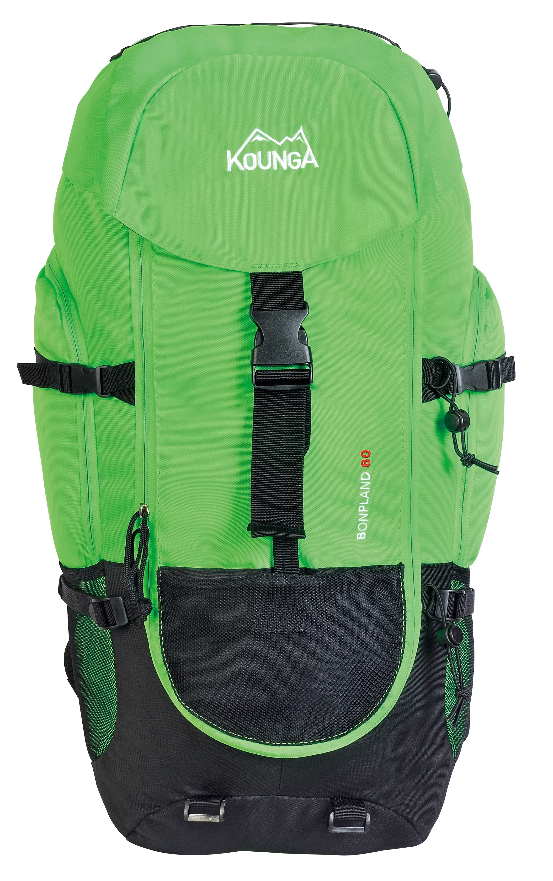 Ripley - MOCHILA CAMPING KOUNGA BONPLAND 60 LITROS VERDE