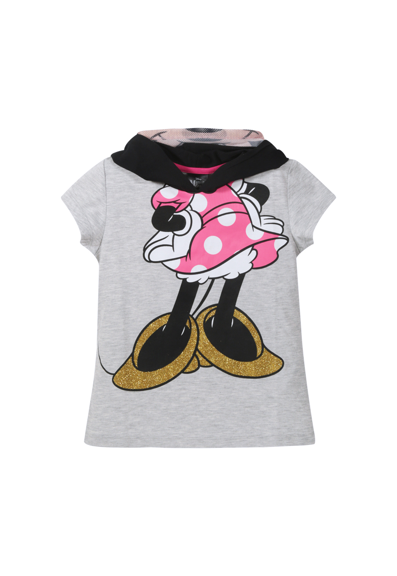 Ripley - POLERA AZUL CORAZON BLANCO MC NIÑA. TIRO CORTO