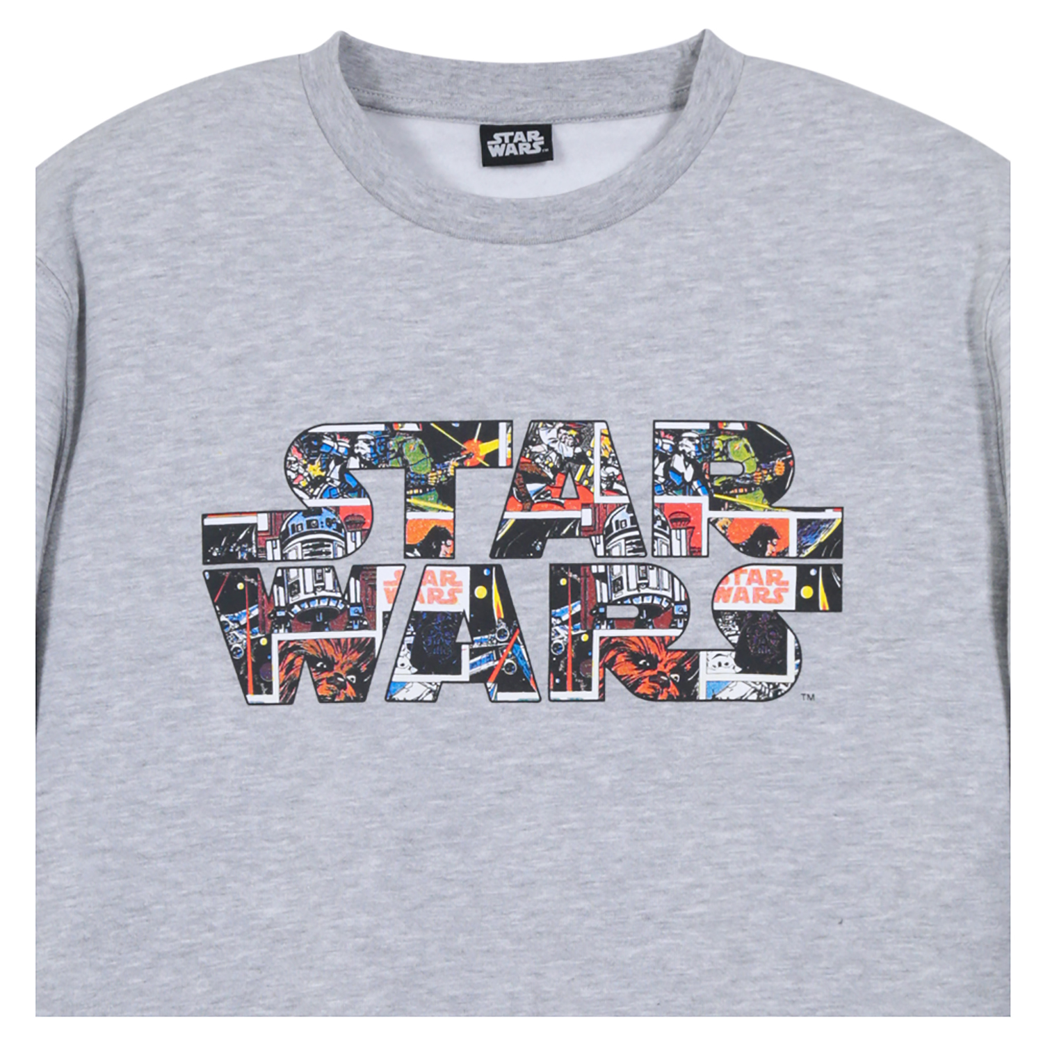 Ripley - POLERON HOMBRE INSIDE LETTERS GRIS STAR WARS