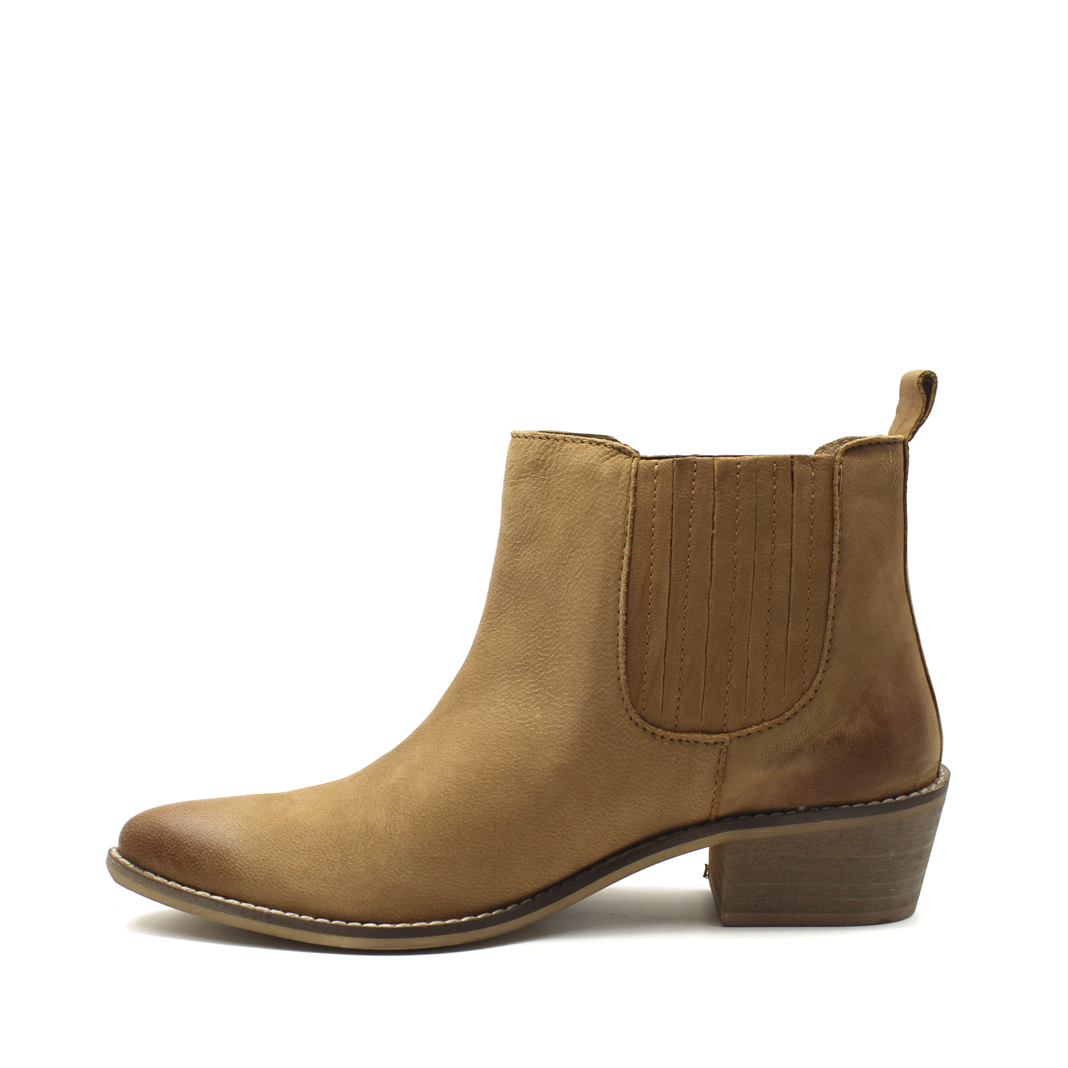Ripley - BOTIN CUERO CAMEL 98151
