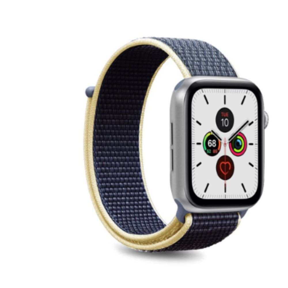 Ripley - CORREA COMPATIBLE C/ APPLE WATCH NYLON VELCRO 38/40MM AZUL