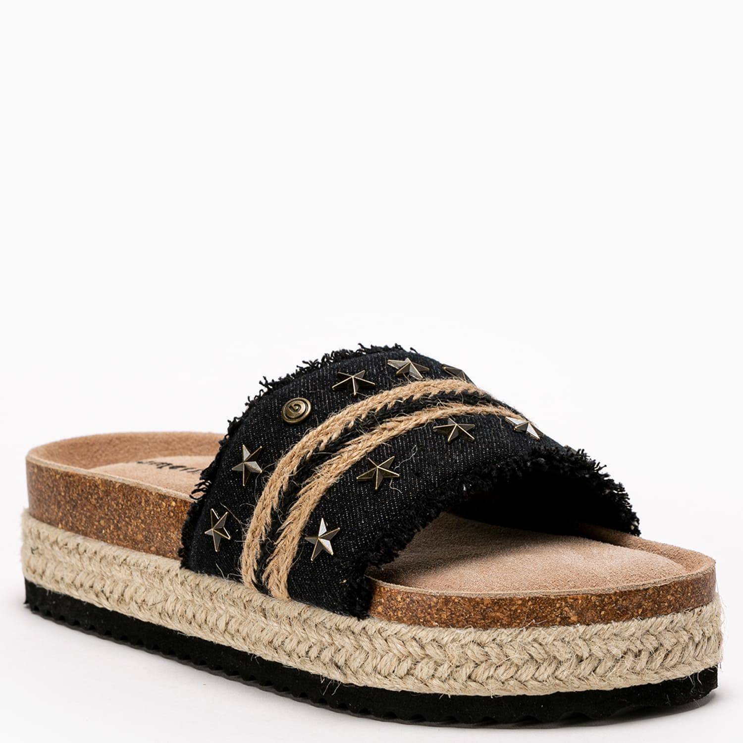 Ripley - SANDALIA BAMERS KEND SLIDER YUTE MUJER NEGRO