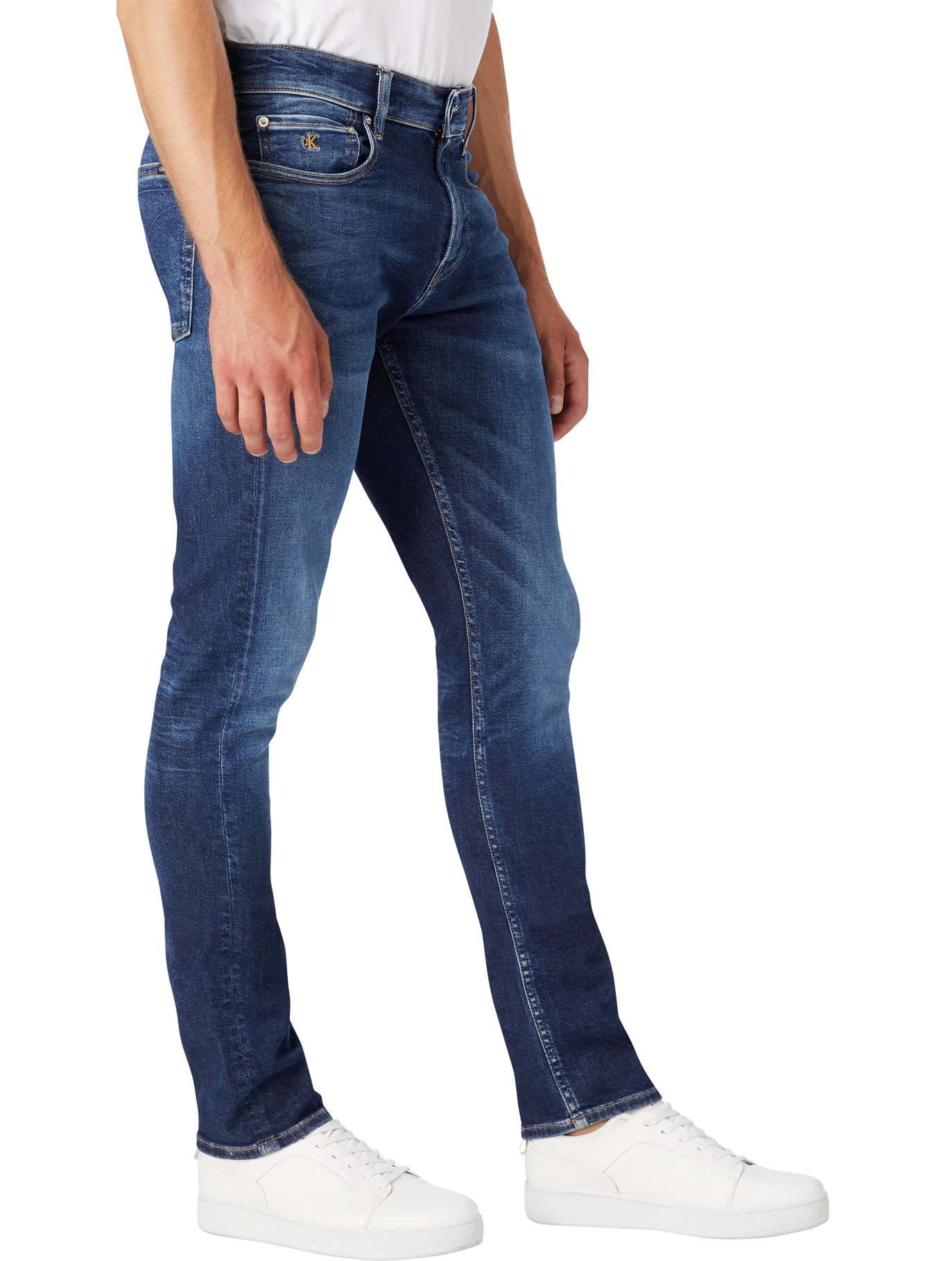 Calvin Klein CK Slim Jean Slim Jeans J30j317220 in Blue - Louis Boyd  Menswear
