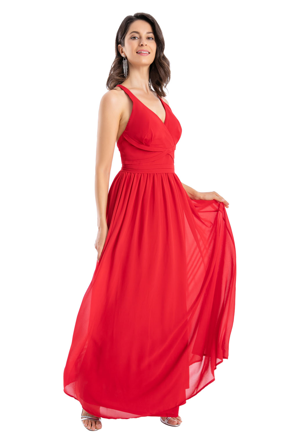 Vestido Fiesta Encaje Capas Azul Nicopoly - Compra Ahora | Dafiti Chile