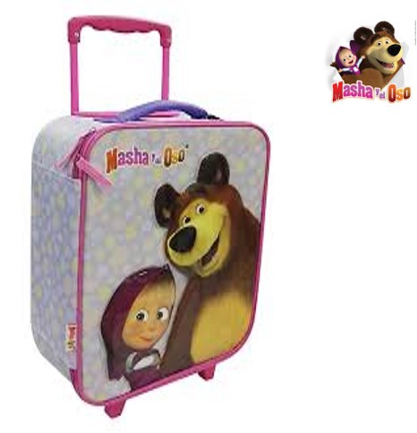 Ripley - MALETA CUADRADA MASHA Y EL OSO