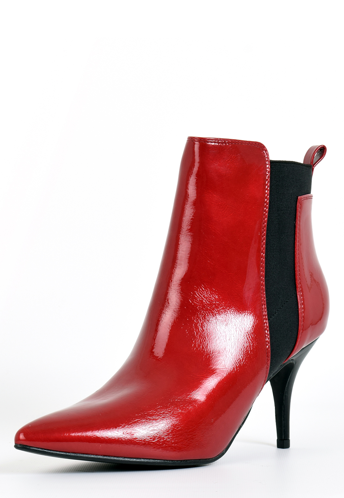 Botin charol rojo | Ripley.cl