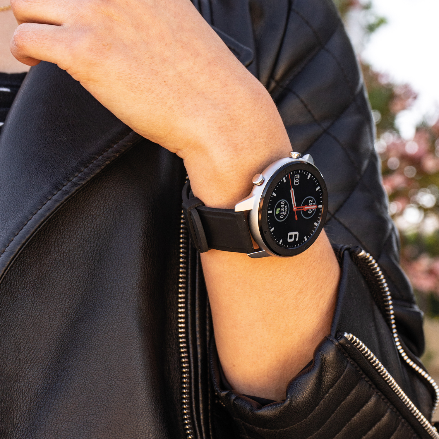 Ripley - RELOJ SMARTWATCH LHOTSE RD7 DARK SILVER BEIGE