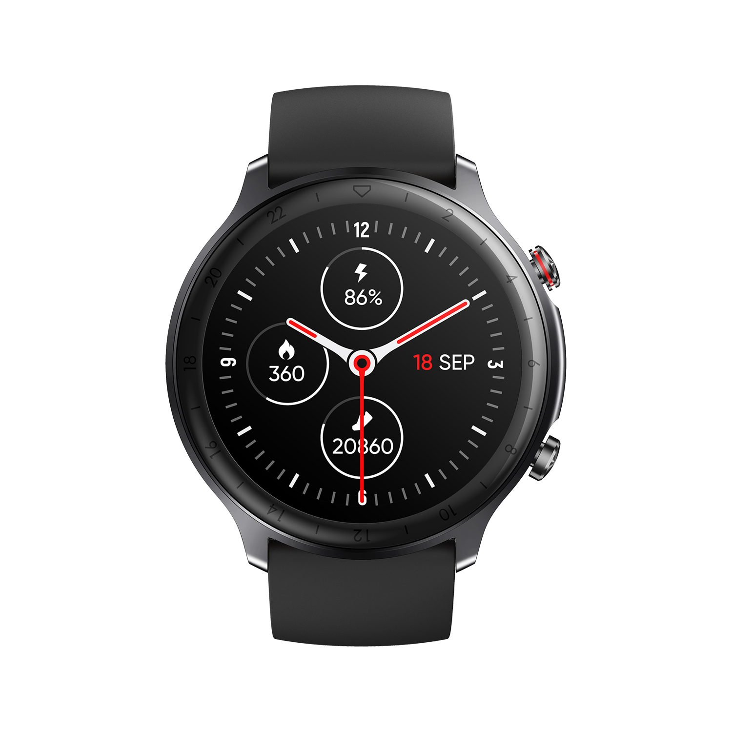 Reloj Smartwatch Casual P9 Negro— Melollevo