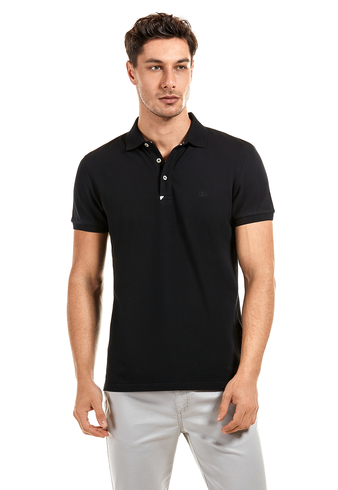 Polera Polo Pique Azul Adidas Originals - Compra Ahora | Dafiti Chile
