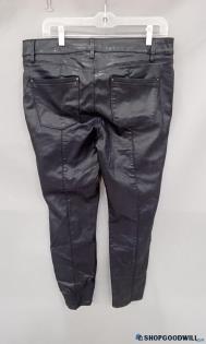 White House Black Market Coated Skinny Pants, Size 12, Officer Blue - New