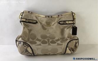 Brighton Off Green Shoulder Bag W/ Zipper