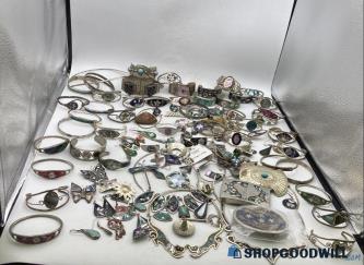 Alpaca Taxco Mexico Jewelry Lot