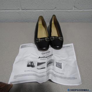 Authenticated Vintage Women's Size 7 Gucci Black Leather Tom Ford Heels (FS3C)