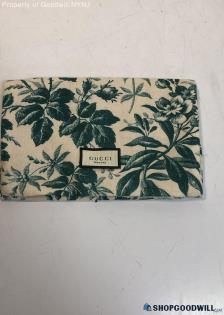 Gucci Women's Green/Beige Small Make Up Bag