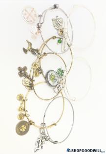 Alex and Ani & Unbranded Bangle Charm Bracelets 67.4g