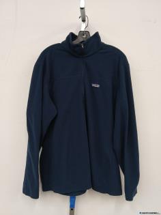Patagonia Men's Navy Blue Fleece Jacket - Size XL