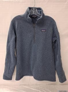 Patagonia Men's Quarter-Zip Blue Fleece Jacket - Style 25618 No Size Tag