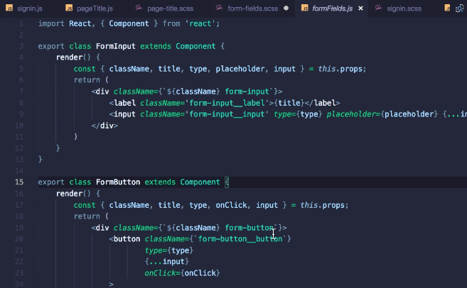How to Style Form Fields Components in React