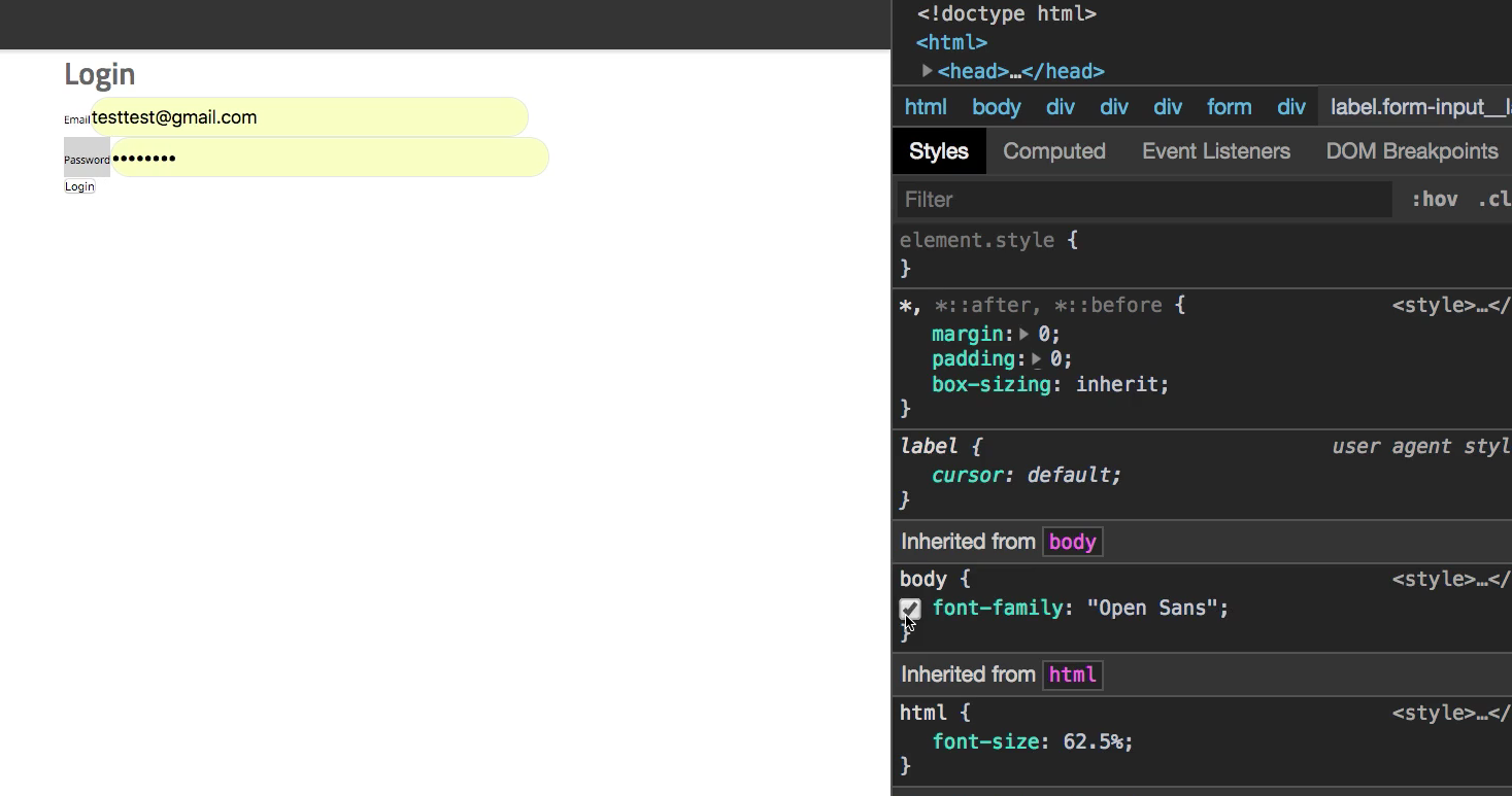 How to Style Form Fields Components in React