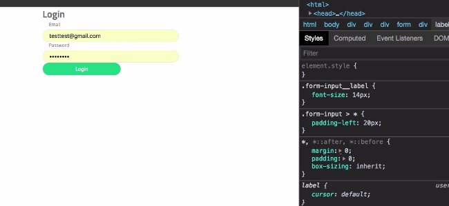 How to Style Form Fields Components in React