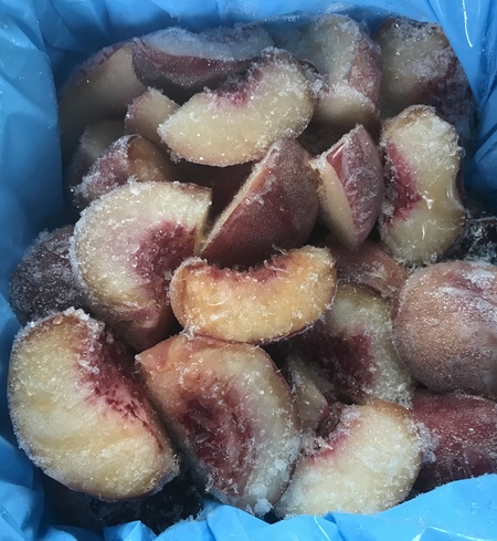 Frozen White-Fleshed Peach