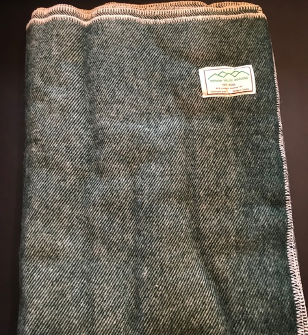 100% wool blanket (Green)