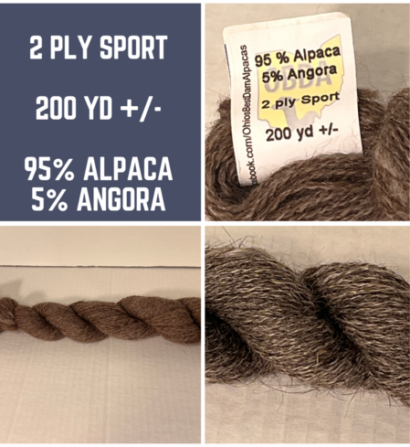 【MODERNIF】Liz Alpaca Round Knit Ohio's Best Dam Alpacas's Store