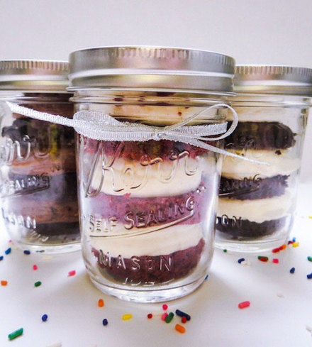 DF GF SF Cupcake in Jar