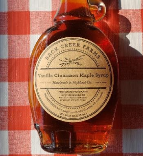 Vanilla Cinnamon Maple Syrup