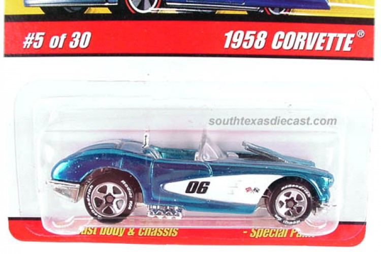 hot wheels 58 corvette