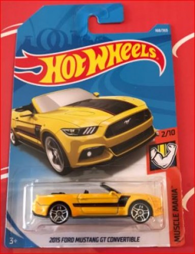 15 Ford Mustang Gt Convertible Collect Hot Wheels