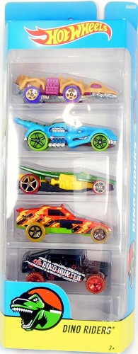 hot wheels dino riders 5 pack