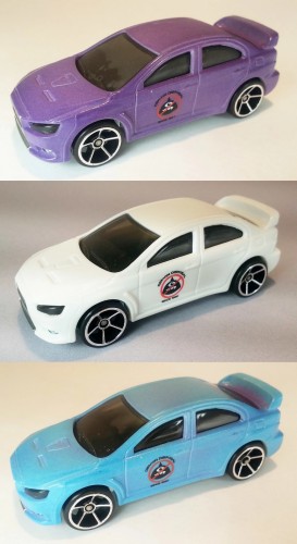 hot wheels color shifters lancer evolution