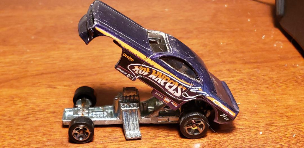 hot wheels dodge challenger funny car