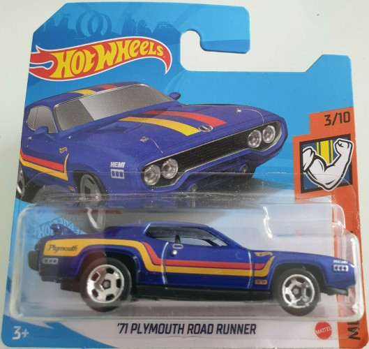71 Plymouth Road Runner - Collect Hot Wheels 71 Plymouth Road Runner - Collect Hot Wheels