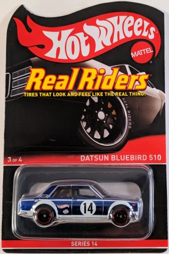 hot wheels datsun 510 real riders
