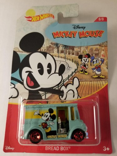 hot wheels mickey mouse bread box