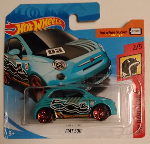 FIAT 500✰satin orange;yellow pr5✰2/5 HW DAREDEVILS✰2018 i Hot Wheels WW case A/B FIAT 500✰satin orange;yellow pr5✰2/5 HW DAREDEVILS✰2018 i Hot Wheels WW case A/B