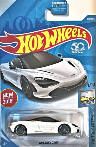 hot wheels mclaren 720s white