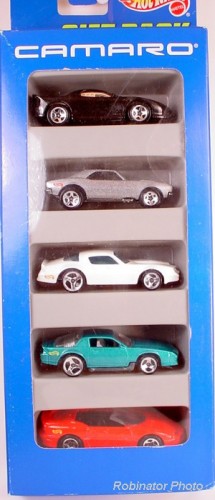 hot wheels camaro 5 pack