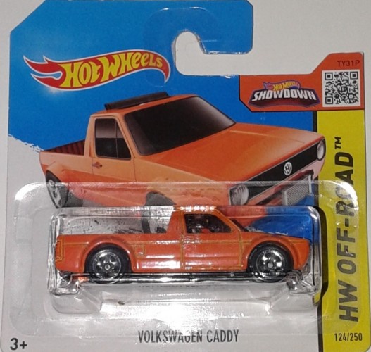 2015 HOT WHEELS Volkswagen Caddy International Short Card