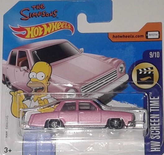 hot wheels simpsons family car 2017