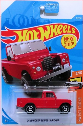 hot wheels land rover series iii pickup
