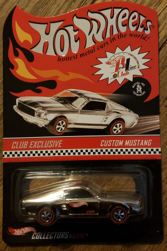 hot wheels custom mustang rlc